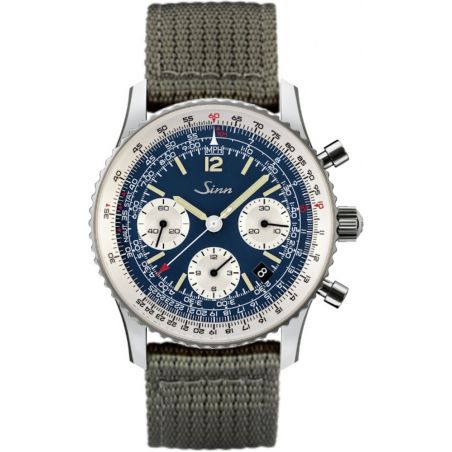 Navigation Chronograph 903 St B E Leather Strap - Sinn