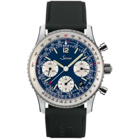 Navigation Chronograph 903 St B E Silicone Strap - Sinn 