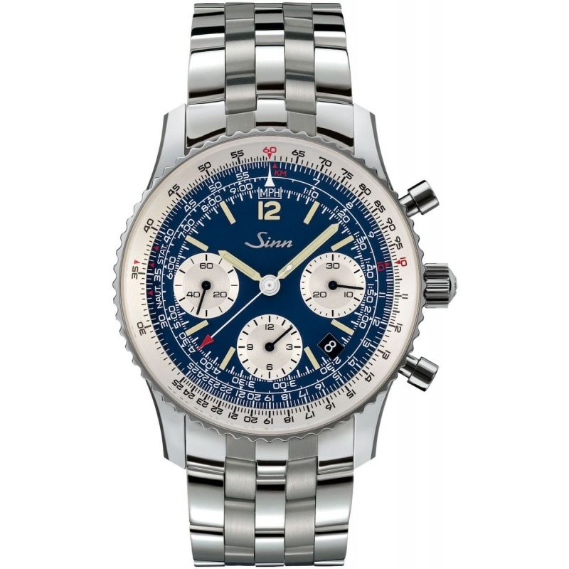 Navigation Chronograph 903 St B E Solid Strap - Sinn 