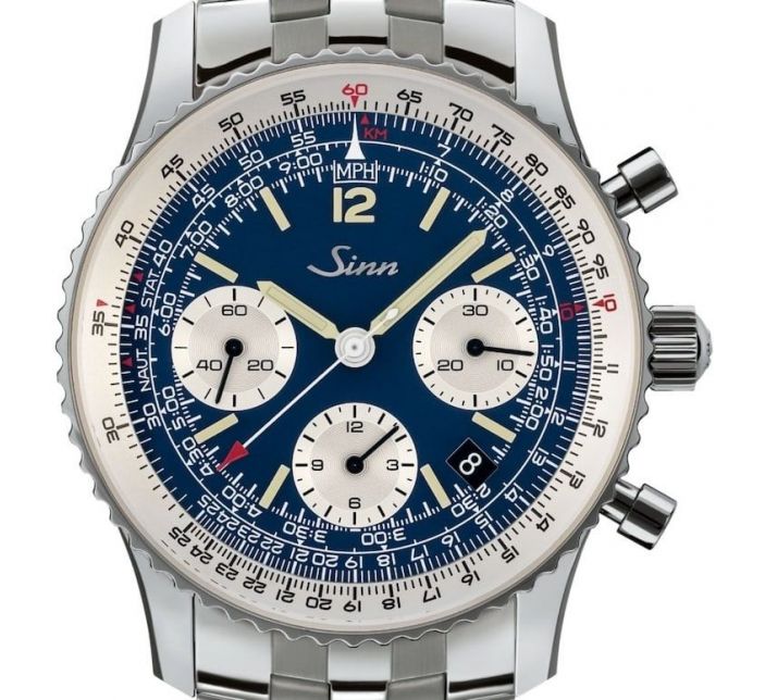 Navigation Chronograph 903 St B E Solid Strap - Sinn 