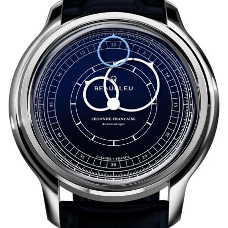 Montre Beaubleu Seconde Française 19.24 Bleu de minuit