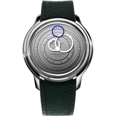 Montre Beaubleu Seconde Française 20.24 Gris Perlé