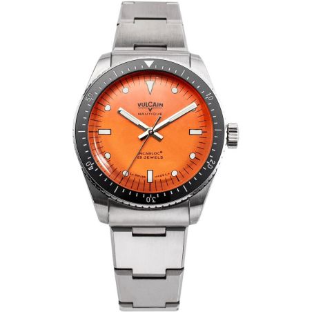 Montre Vulcain Skindiver Nautique Orange Acier