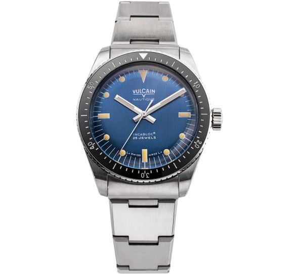 Montre Vulcain Skindiver Nautique Blue Acier