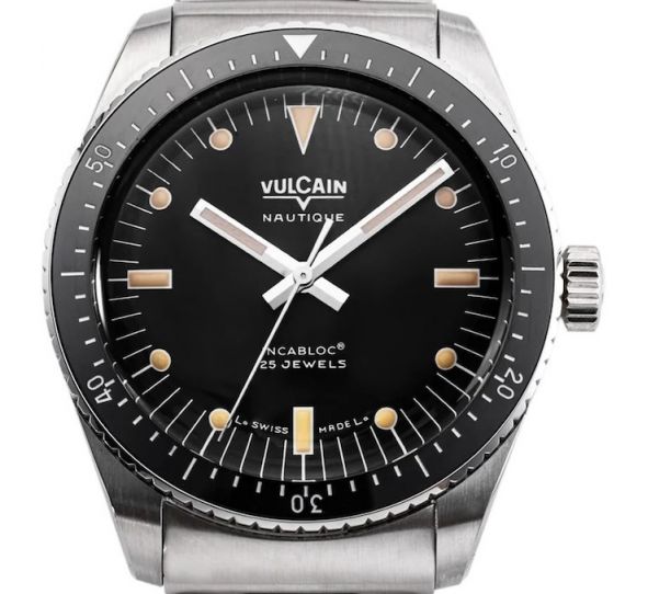 Montre Vulcain Skindiver Nautique Black Acier