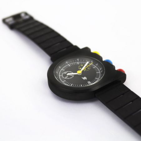 Mach 2000 Chrono Black Caoutchouc - LIP