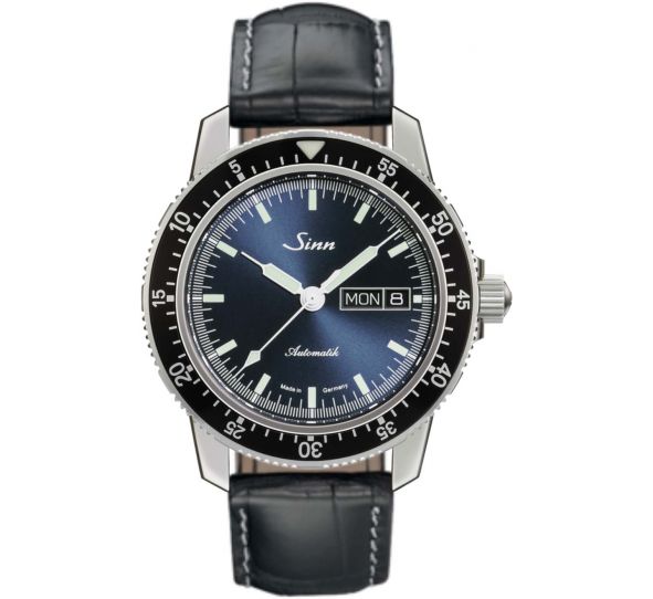 Classic Pilot Watch 104 St Sa I B Leather Strap - Sinn 