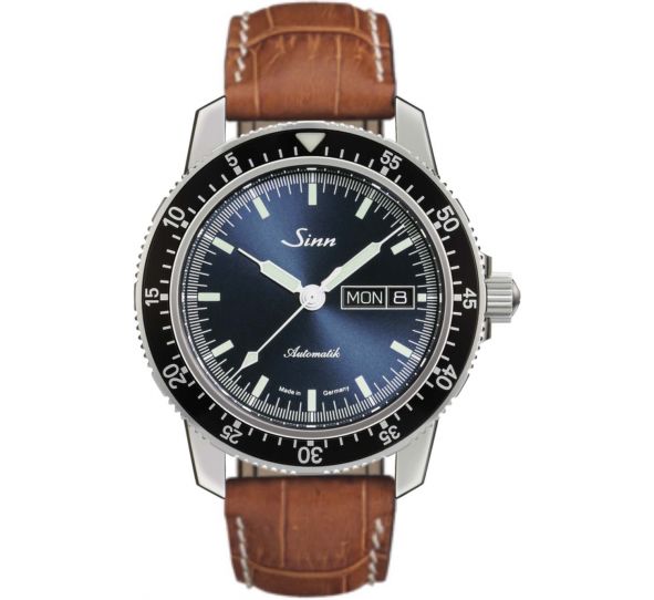 Classic Pilot Watch 104 St Sa I B Leather Strap - Sinn 