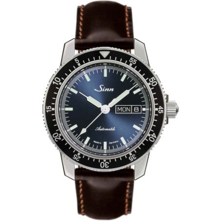 Classic Pilot Watch 104 St Sa I B Leather Strap - Sinn 