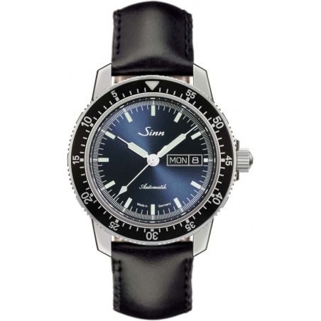 Classic Pilot Watch 104 St Sa I B Leather Strap - Sinn 