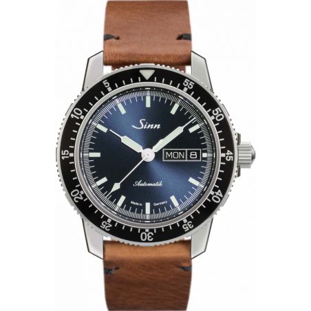 Classic Pilot Watch 104 St Sa I B Leather Strap - Sinn 