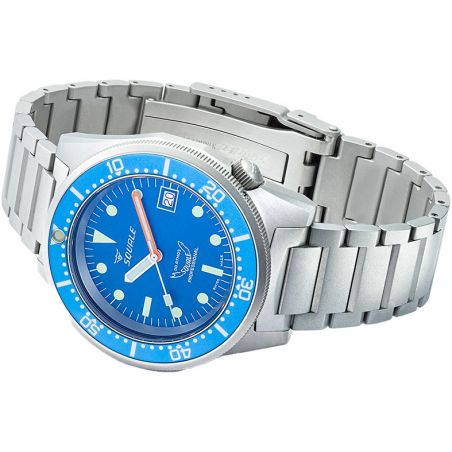 Montre Squale 1521 Blue Blasted Bracelet