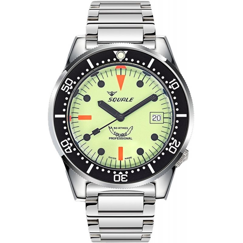 Montre Squale 1521 Full Luminous Bracelet