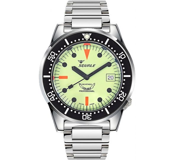 Montre Squale 1521 Full Luminous Bracelet