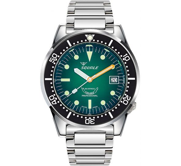 Montre Squale 1521 Green Ray Bracelet