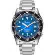 Montre Squale 1521 Blue Ray Bracelet