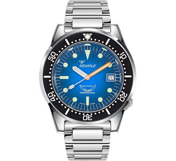 Montre Squale 1521 Blue Ray Bracelet