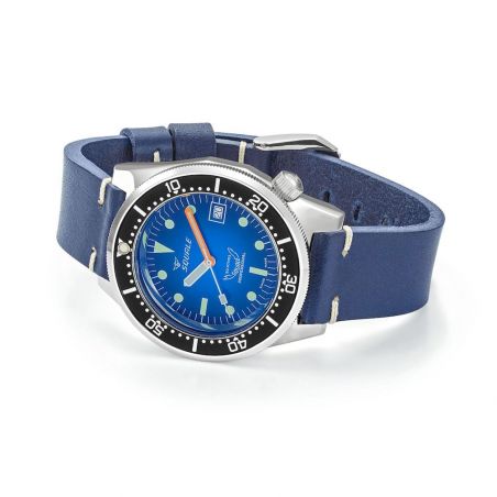 Montre Squale 1521 Blue Ray Leather