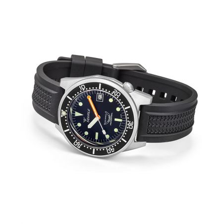 Montre Squale 1521 Black Blasted Rubber