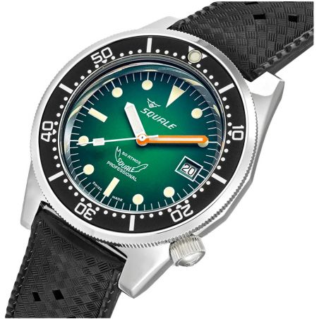 Montre Squale 1521 Green Ray Rubber