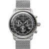 Montre Zeppelin 100 Years Zeppelin Chrono Noir/Milanaise