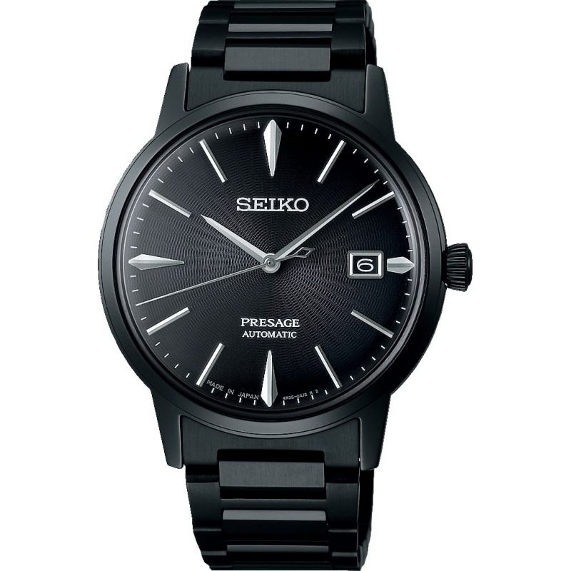 Montre Seiko Presage Cocktail Automatique « Black Velvet » SRPJ15J1