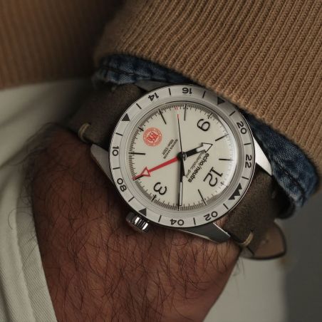 Montre Echo/Neutra Cortina 1956 GMT Ivory