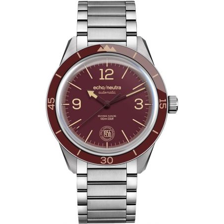 Montre Echo/Neutra Cortina 1956 3H Burgundy Red