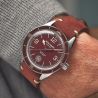 Montre Echo/Neutra Cortina 1956 3H Burgundy Red