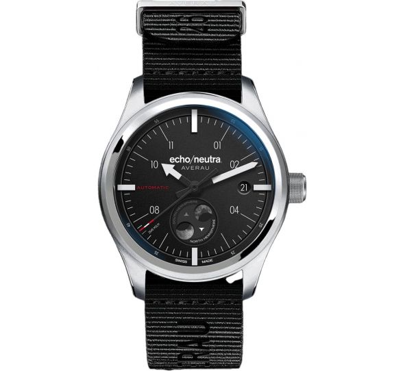 Montre echo/neutra Averau 39 Moon Phase Black