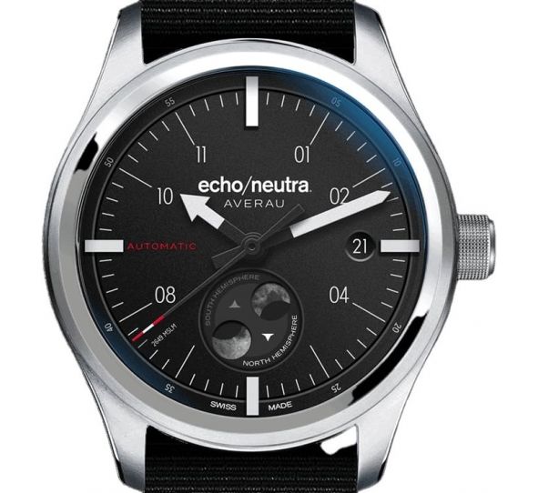 Montre echo/neutra Averau 39 Moon Phase Black