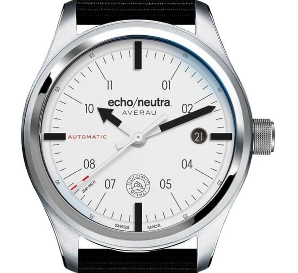 Montre Echo/Neutra Averau 39 3H White Full Lume