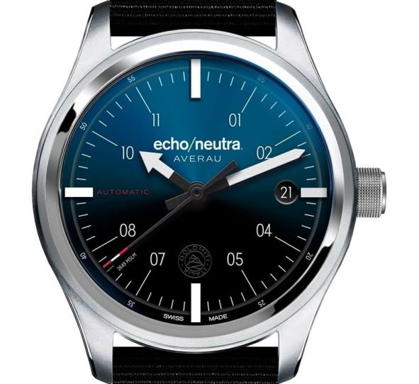 Montre Echo/Neutra Averau 39 3H Blue