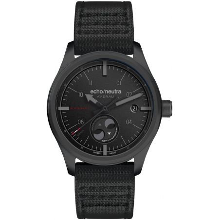 Montre echo/neutra Averau 39 Moon Phase Dark Grey PVD