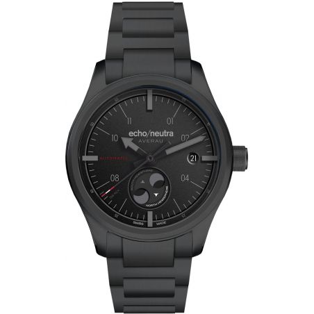 Montre echo/neutra Averau 39 Moon Phase Dark Grey PVD