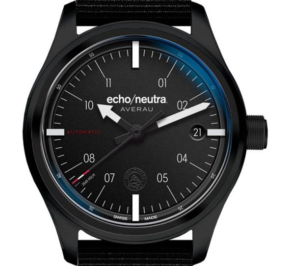 Montre Echo/Neutra Averau 39 3H Black PVD