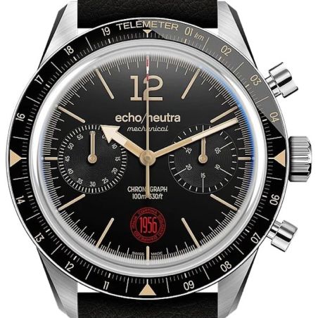 Montre Echo/Neutra Cortina 1956 Chronograph Full Black