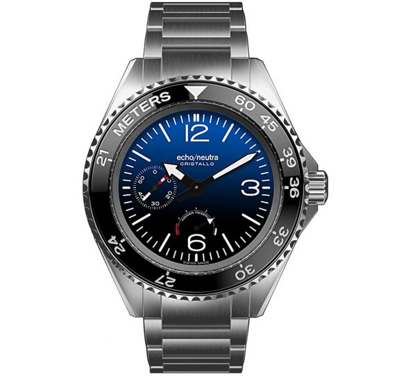 Montre echo/neutra Cristallo Professionnal Diver Blue