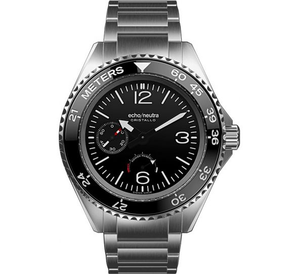 Montre echo/neutra Cristallo Professionnal Diver Black