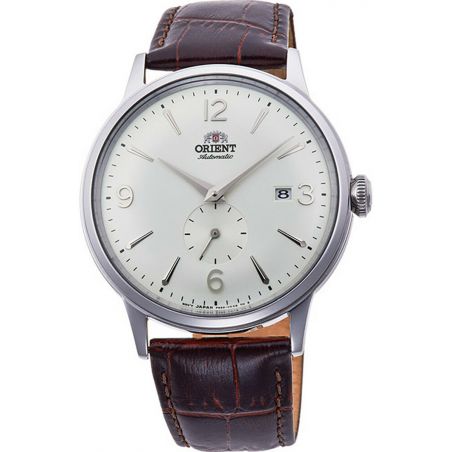 Bambino Small Seconds Blanc/Marron - Orient