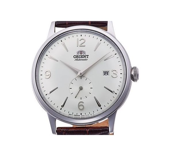 Bambino Small Seconds Blanc/Marron - Orient