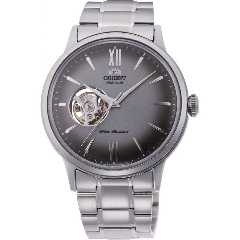 Bambino Open Heart Silver Steel - Orient 