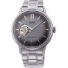 Bambino Open Heart Silver Steel - Orient 