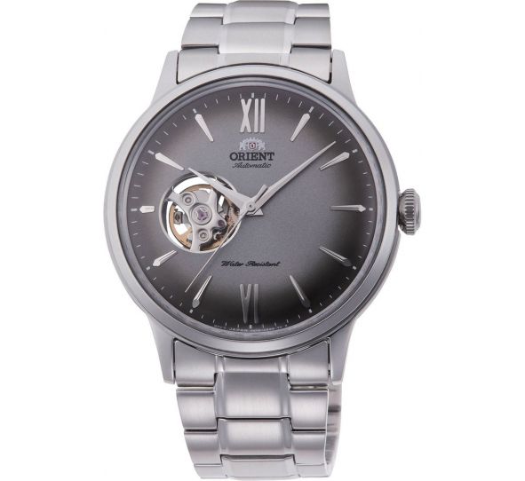 Bambino Open Heart Silver Steel - Orient 