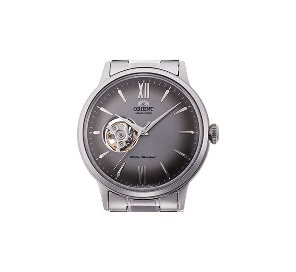 Bambino Open Heart Silver Steel - Orient 