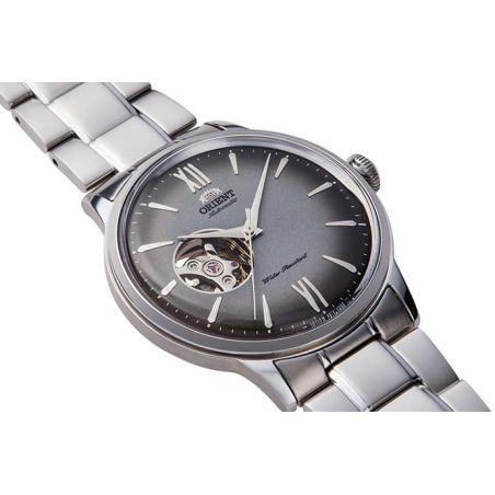 Bambino Open Heart Silver Steel - Orient 