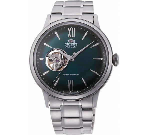 Bambino Open Heart Green Steel - Orient 