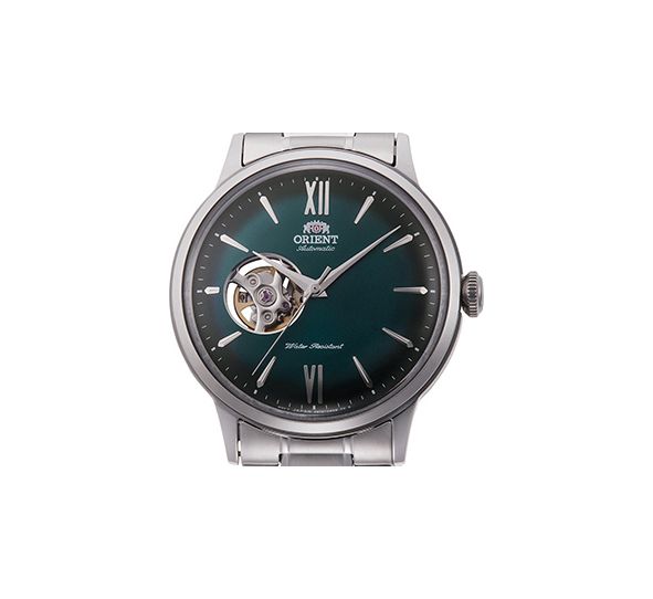 Bambino Open Heart Green Steel - Orient 