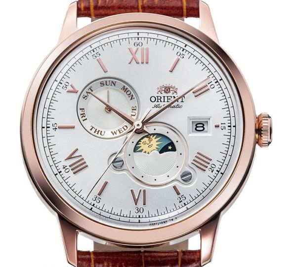 Montre Orient Bambino V9 Sun & Moon RA-AK0801S