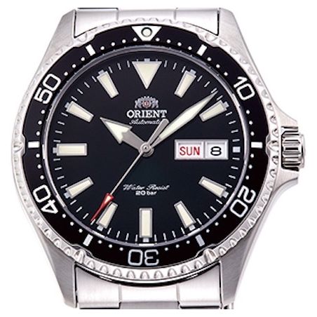 Montre Orient Mako 3 Saphir Black RA-AA0001B19B